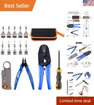 Coaxial Cable Tool Set, Rf Connector Crimping + Strip.... Fixed Price $41.59.