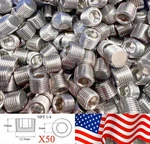 50 Stainless Steel Pipe Fitting Plugs Head Male Thread Hex 1/4INCH. Fixed Price $36.00.