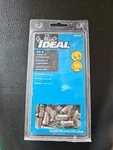 Ideal RG-6 86-017 Coax Cable F-connectors Crimp Style Qty In PKG-100. Fixed Price $19.00.