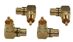 Rca Right Angle Adapter 90 Female Gold-plated Connector KK-04 4-PCS. Fixed Price $17.24.