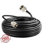 Boobrie LMR200 Uhf Coax Cable PL259 Male To 65.6FT Radio Antenna. Fixed Price $27.99.