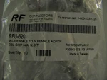 Industries Mini Uhf To Female Adapters RFU-620 Pack Of 9 Pieces. Fixed Price $45.00.
