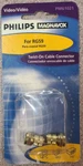 Phillips RG59 Coaxial Twist-on Connectors, F Type 2-PACK. Fixed Price $6.99.