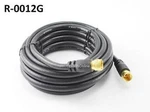 12FT RG6 75 Ohm High-grade Gold-plated F-type Coaxial Video Cable, R-0012G. Fixed Price $9.99.