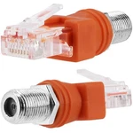 Coaxial To Ethernet Adapter, 2 Pack Rf Female RJ45 Converter Uiin. Fixed Price $11.64.