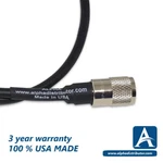 75-FT RG8X (mini RG8U) Jumper Cable With Amphenol PL-259 Hand Soldered. Fixed Price $57.95.