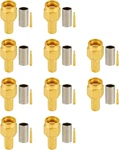 10 Pcs Connectors Male Crimp For RG58 RG142 RG400 VLMR195. Fixed Price $11.25.