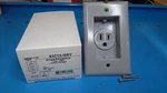Pass & Seymour S3713-GRY Single Recessed Receptacle 15A 125V, Clock Hanger. Fixed Price $12.99.
