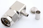 Premium W5SWL Series Male Connector Right Angle Hex Crimp LMR240 RG8X MINI-8. Fixed Price $10.39.