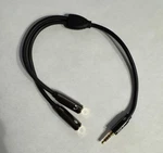 Ixcc Headphone/microphone Adapter - Black 3.5MM 1 To 2 Female. Fixed Price $6.00.