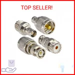 Onelinkmore Bnc Uhf 4 Type Rf Connector Kit Coaxial Female PL259. Fixed Price $11.96.