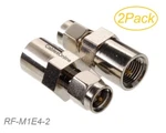 2-PACK Fme Male To Sma 50-OHM Coax Antenna Adapters, Cablesonline RF-M1E4-2. Fixed Price $8.95.