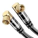 RG6 Coaxial Cable 6FT 90 Angled Connector Pin Gold Plated Triple S. Fixed Price $33.96.