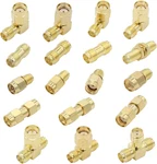 Sma Adapter Kit, 18PCS, Gold Plated, Compatible With Fpv Antennas, Ham Radio,. Fixed Price $14.70.
