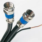 Dual Line RG6 Coax Cable With Ground Wire 3GHZ Satellite Antenna Catv Ul Etl Cm. Fixed Price $26.00.