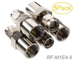 5-PACK Fme Male To Sma 50-OHM Coax Antenna Adapters, Cablesonline RF-M1E4-5. Fixed Price $14.95.