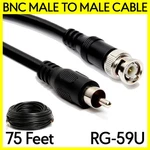 Feet Bnc Plug To Rca Cable RG59U Cctv Camera Coax Cord 75OHM Dvr Adapter. Fixed Price $19.99.