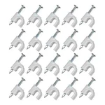 Rca VH102R Coaxial Cable Clamps With Nails, 20 Count. Fixed Price $7.99.