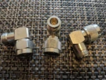 Lot Of 3 L-com AXA-NMNF90 N-type Male/female Degree Coaxial Connector. Fixed Price $24.99.