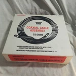 Radioshack 15-1527 100FT Coaxial Cable Assembly -usa. Fixed Price $22.49.