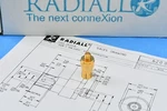 Radiall Size 1 Cas Pin Coaxial Contact W/ Sma Adapter Arinc 600 Nsx Series. Fixed Price $24.95.