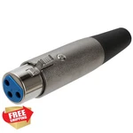 Cmple Silver Female Xlr Microphone Connector Solder Type Adapter. Fixed Price $20.00.