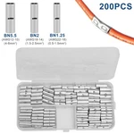 200PCS Copper Butt Splice Connectors Kit Non-insulated Crimp Terminals Inverters. Fixed Price $14.98.