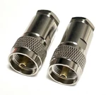 Uhf Male PL259 Clamp Solder 2X LMR400 RG8 RG213 Rf Connector Usa High Quality. Fixed Price $19.99.