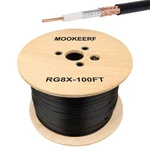 Mookeerf Coaxial Cable 100FT,LOW Loss 50 Ohm Black. Fixed Price $79.70.