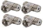 4 Lot Truckspec TSM-359 Cb Uhf "t" Coax Cable Connectors (female-male-female). Fixed Price $27.95.