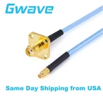 Sma 4 Hole Flange Female To Gppo .086" Semi-flexible Coax Cable, DC-18GHZ. Fixed Price $69.00.