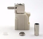 4PCS Auto Fakra Right Angle Jack Crimp RG174 Code B White Phantom Radio Supply. Fixed Price $10.80.