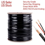 RG59 200FT 500FT 1000FT Security Camera Siamese Coaxial 20AWG Cable + 18/2 Wire. Fixed Price $107.50.