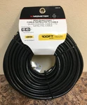Monster 140028-00 Just Hook Up RG6 Quad Coax Cable/satellite Tv 100 Ft.. Fixed Price $43.59.