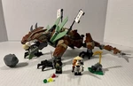 Lego Ninjago Earth Dragon Defense 2509 Set W/ Minifigs, Box, Manual.. Fixed Price $375.00.