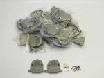Uxcell 20 Pcs Plastic Cover Shell Housing Gray For Sub DB15 15PIN Connector. Fixed Price $24.70.