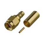 Rf Industries RP-3000-1C 2 Pk Reverse Polarity Sma Male Connector Crimp RG-58/U. Fixed Price $8.99.