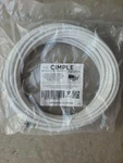 The Cimple CMP-COAX-SGL-CC-WHT-50F Coaxial White Cable Feet Fast Ship. Fixed Price $16.99.