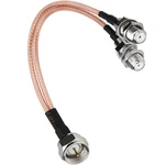 Protable Type Cable Splitter To Dual Female Way RG316 Coaxial. Fixed Price $11.39.