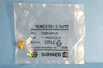One- Rf Connector Plug, Right Angle Solder, 50 Ohms, Huber+suhner. Fixed Price $14.00.