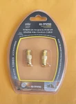 Gold Plated Push-on Connector Adapter RG59 / RG6U Coaxial Tv Cable 2-PACK. Fixed Price $14.99.