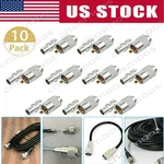 10-PACK PL259 Solder Connector Plug With Reducer For RG8X Coaxial Cable. Fixed Price $13.99.