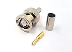 2PCS Rf Connector Bnc Male Crimp, Teflon Insulation Nickel Plated Body Lmr 195. Fixed Price $10.95.