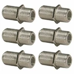 6X F-type Female/female Dual Inline Coupler Screw Connector Coaxial Cable. Fixed Price $8.85.