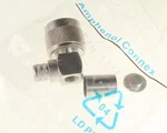 2PC Lot Of 172176 Amphenol Type Right Angle Crimp Plug Coaxial Rf Connector. Fixed Price $24.99.