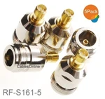 5-PACK N-type Female To Rp-sma Reverse Polarity Adapters, RF-S161-5. Fixed Price $16.95.