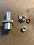 Amphenol 74868 UG961A Bulkhead Panel Mount Four Hole Coaxial Cable Connector. Fixed Price $19.70.