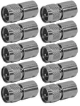 Lot Procomm NIP10 Cb Radio Fme Male Mini Uhf Adapter Coax Connector. Fixed Price $46.95.