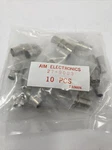 (10 Packs Of 10)RF Connectors / Coaxial Bnc 50 Ohm Female Crimp Pc. RG-59 62. Fixed Price $34.99.