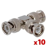 Bnc Male 2 Splitter Adapter 3 Plug Coaxial Connector 10PCS. Fixed Price $13.49.